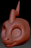 Smooth Unicorn Horn 13
