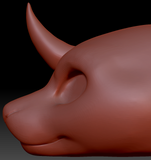 Smooth Unicorn Horn 5