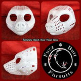 Feminine Black Bear Head Base