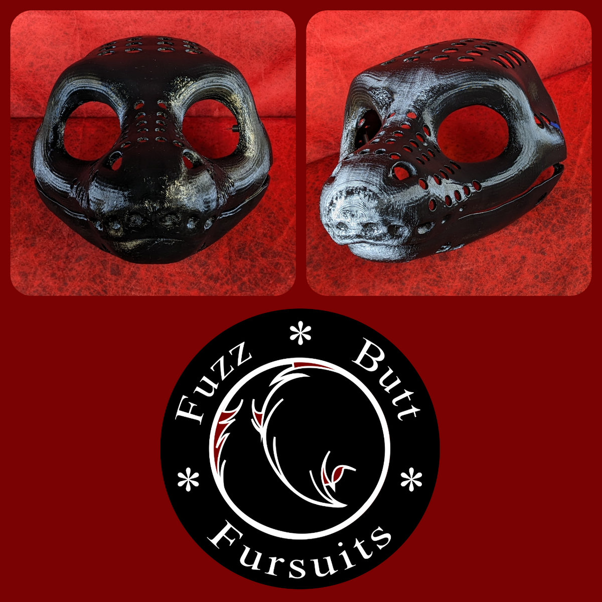 Python Fursuit Gender Neutral Ball Python Head Base · FuzzButt Fursuits