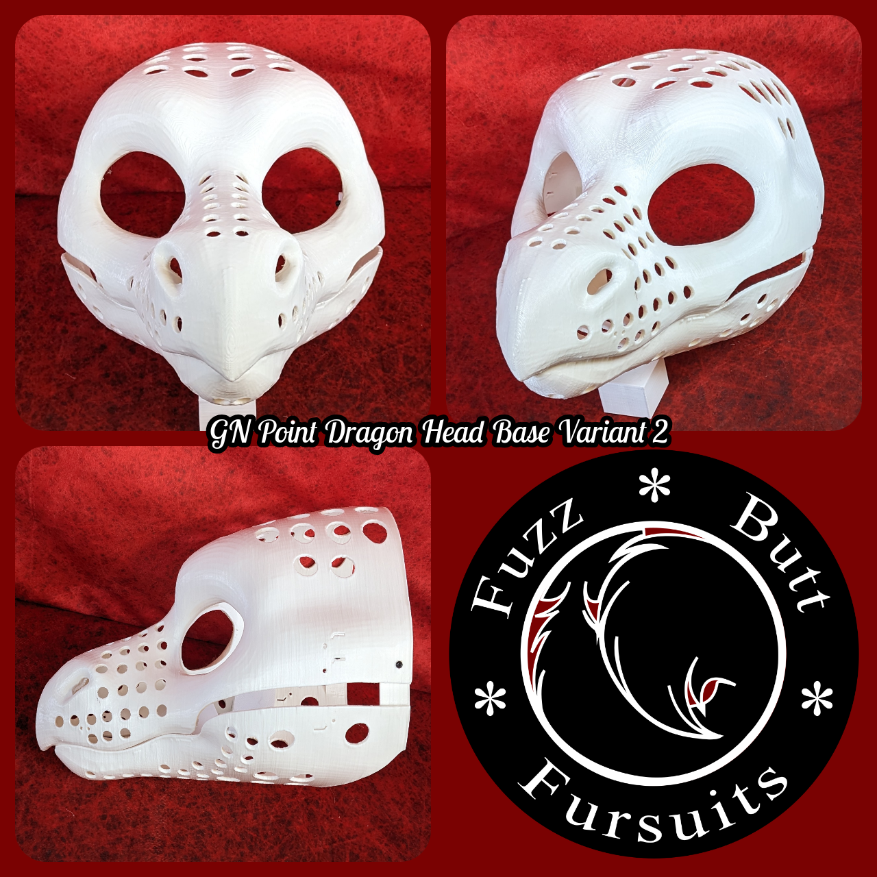 Gender Neutral Point-nosed Dragon Head Base Variant 2