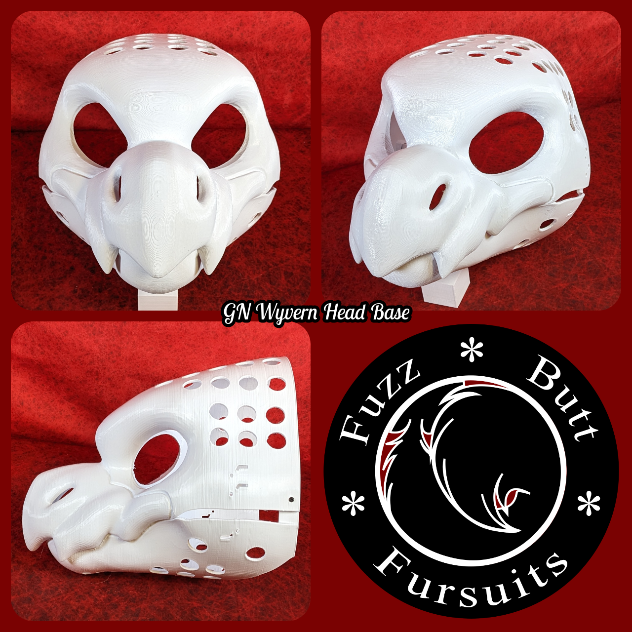 Gender Neutral Wyvern Head Base