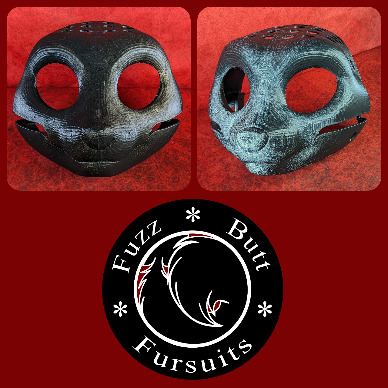 Western Kemono Raccoon Head Base