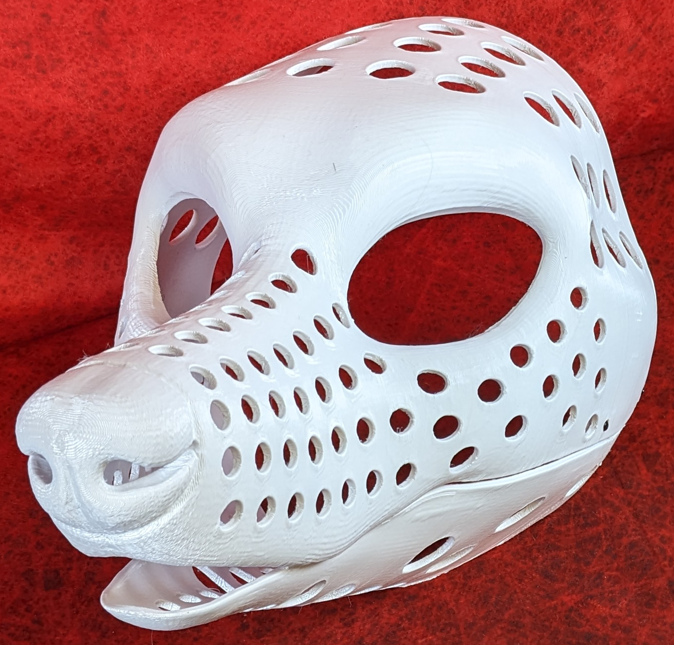 Feminine Borzoi Static Jaw Head Base Variant 1