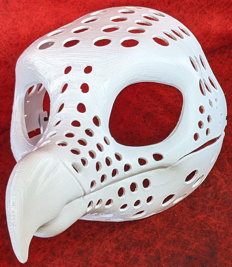 Feminine Bearded Vulture Head Base