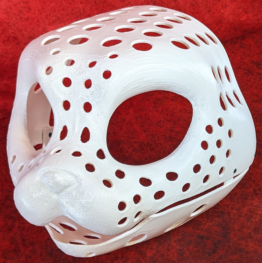 Western Kemono Persian Cat Static Jaw Head Base