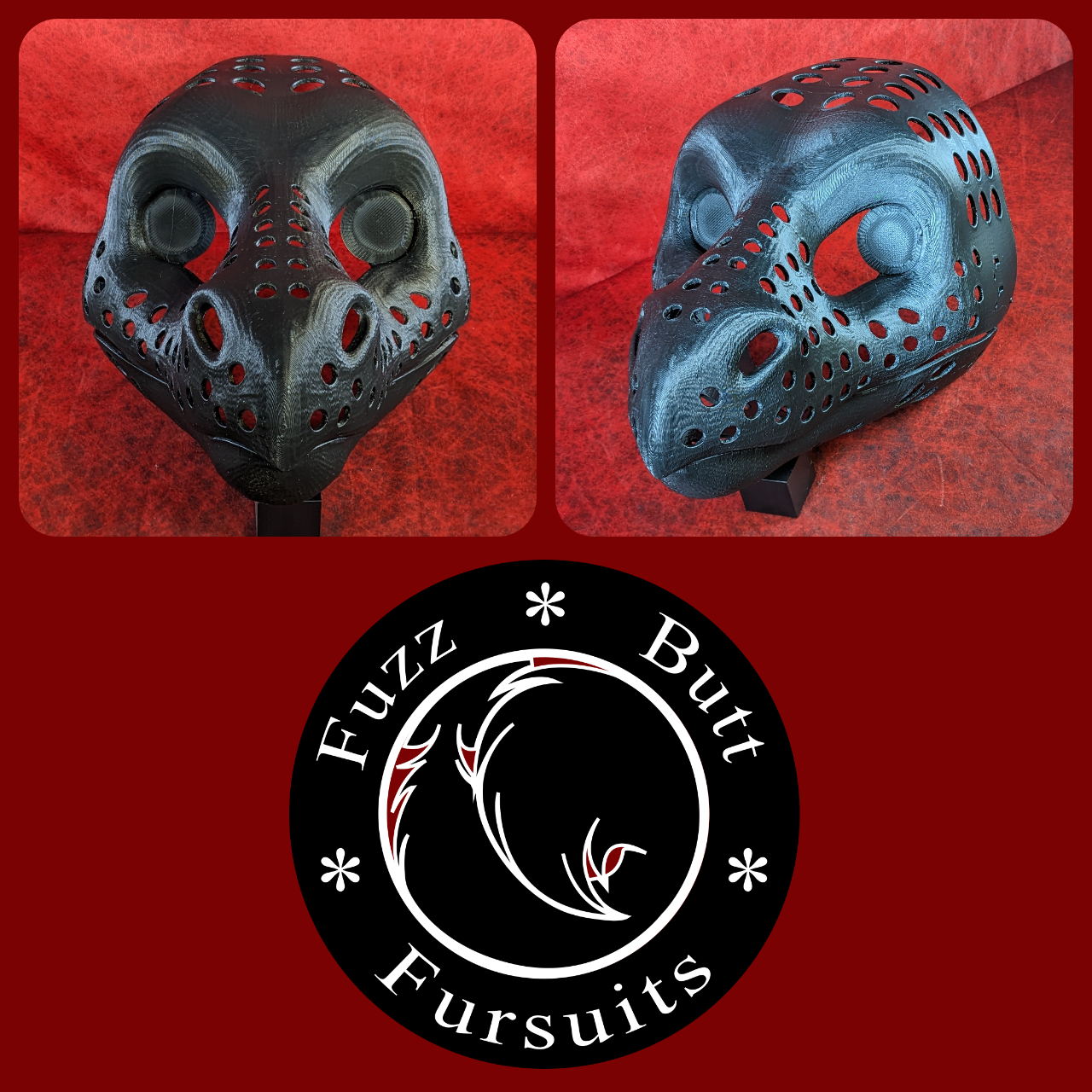 Realistic Point-nosed Dragon Head Base