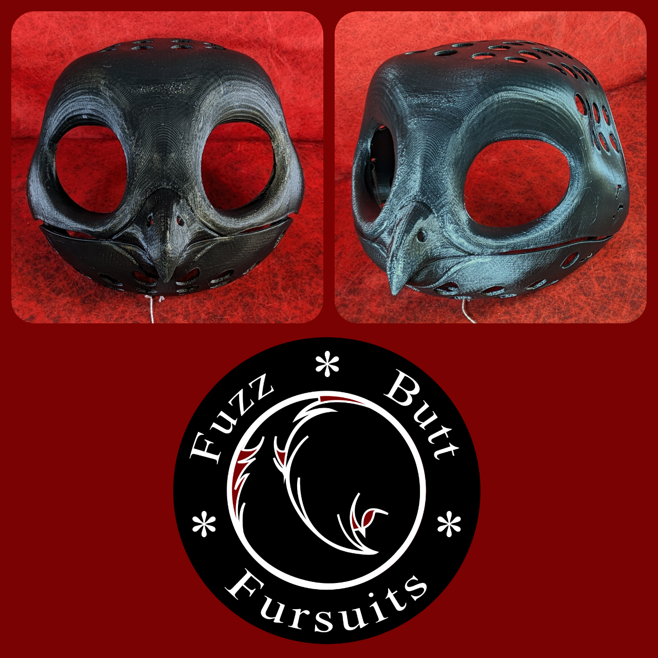 True Kemono Barn Owl Head Base