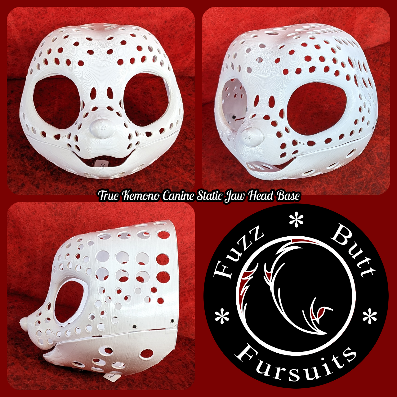 True Kemono Canine Static Jaw Head Base