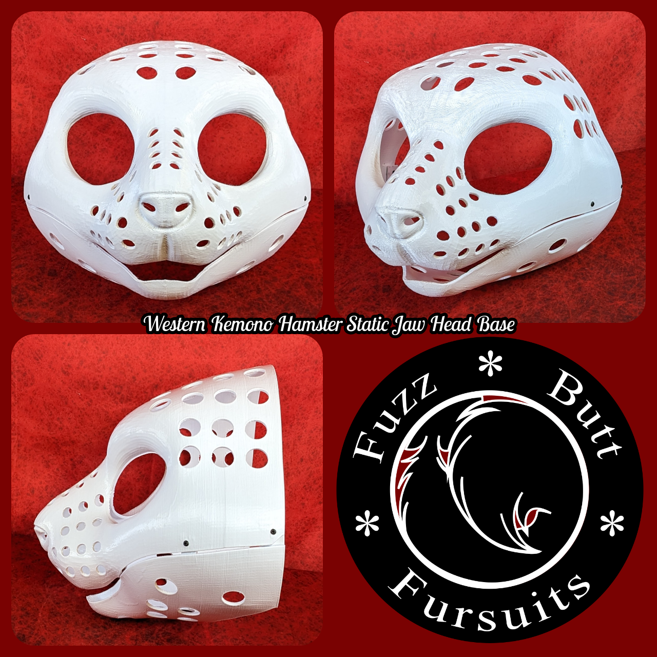 Western Kemono Hamster Static Jaw Head Base