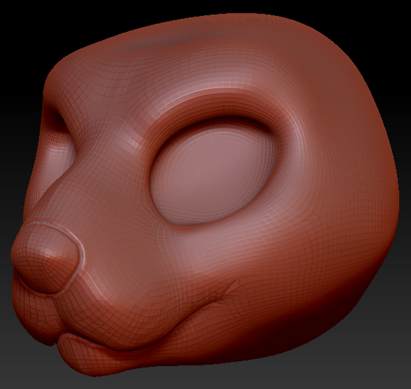 Western Kemono English Bull Terrier Head Base