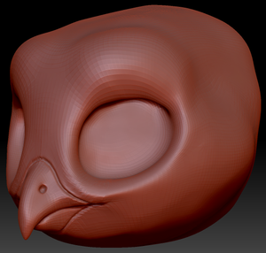 True Kemono Barn Owl Head Base