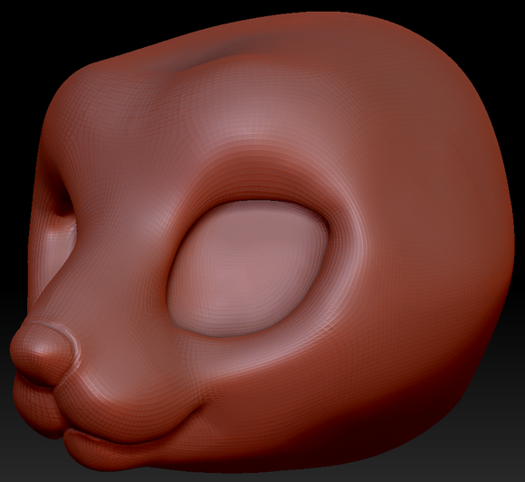 True Kemono English Bull Terrier Head Base