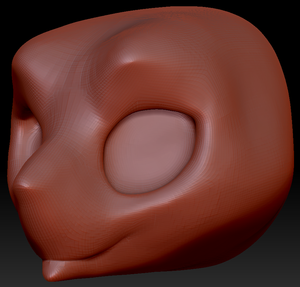 True Kemono Eastern/Western Sergal Head Base
