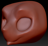 True Kemono Eastern/Western Sergal Head Base