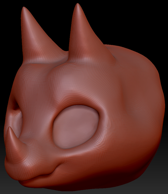 True Kemono Triceratops Head Base