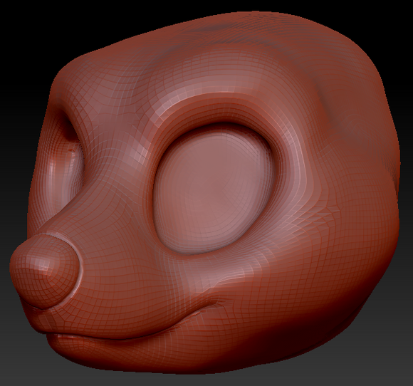Western Kemono Saluki Head Base Variant 1