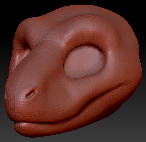 Gender Neutral Raptor Head Base