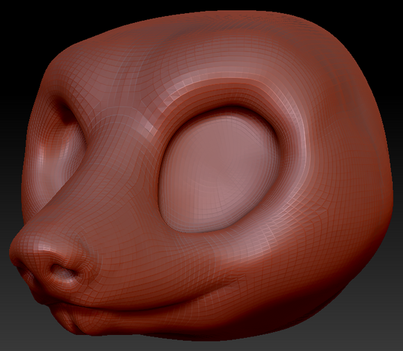 Western Kemono Armadillo Head Base Variant 1