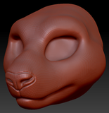 Feminine Giant Panda Head Base