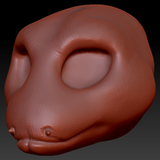 Feminine Electric Eel Head Base