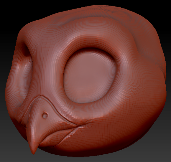 Western Kemono Barn Owl Head Base Variant 1
