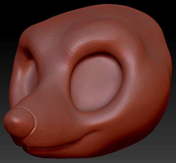 Western Kemono Borzoi Head Base Variant 1