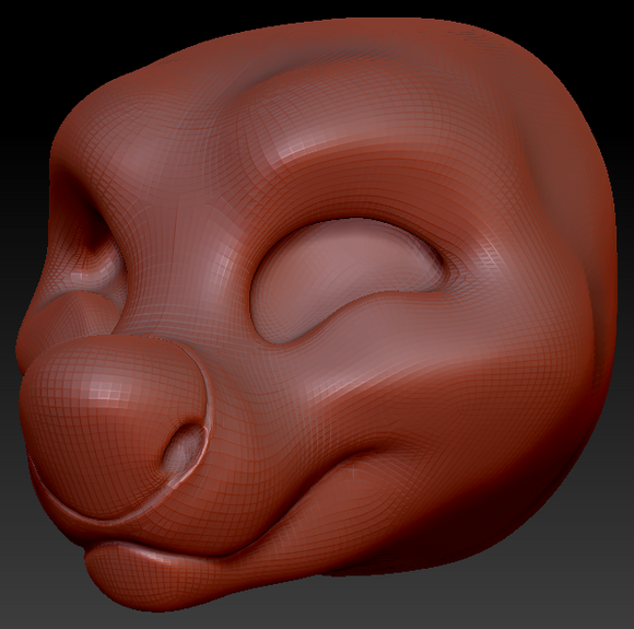 Western Kemono Manokit Head Base Variant 1