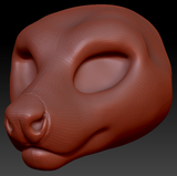 Feminine Tasmanian Devil Head Base
