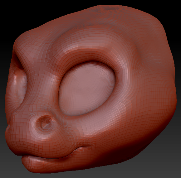 Western Kemono Short-nosed Angel Dragon Head Base Variant 2
