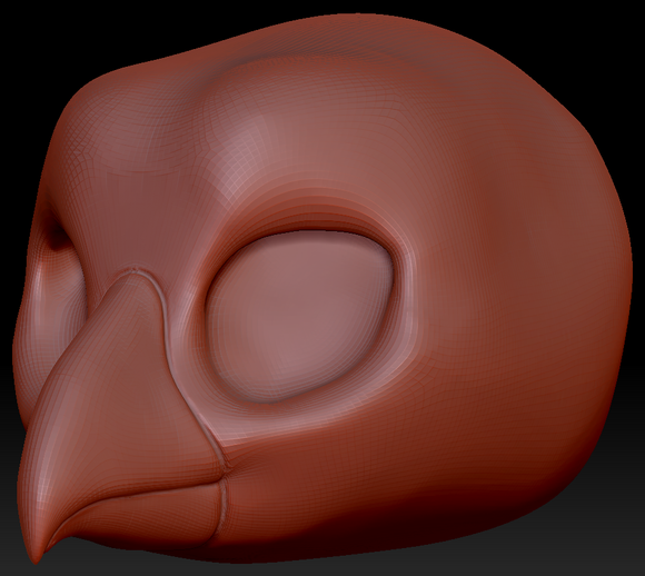 True Kemono Toucan Head Base