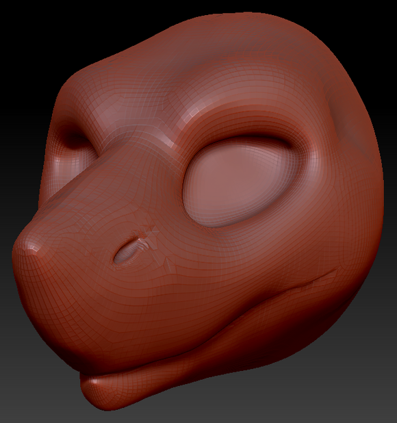 Feminine Sergal Head Base Variant 2