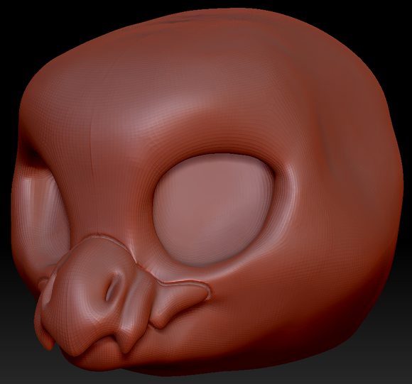 True Kemono Wyvern Head Base