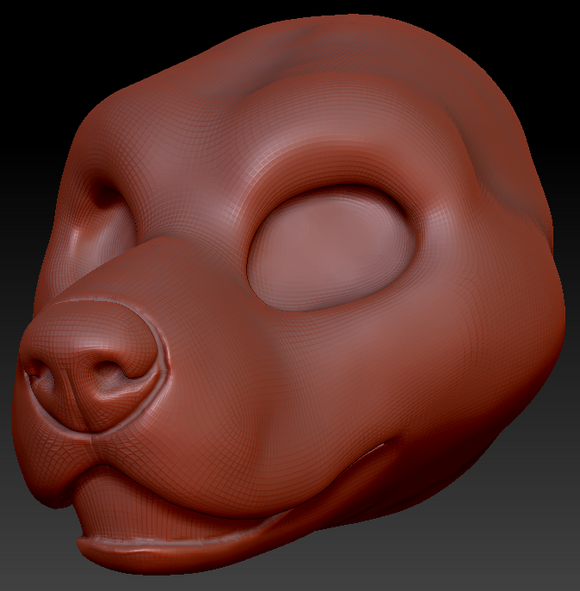 Gender Neutral Pitbull Static Jaw Head Base