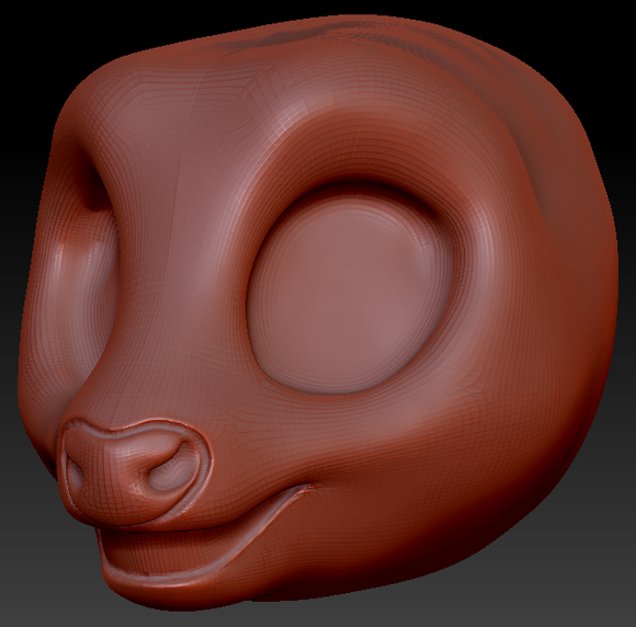 Western Kemono Cow Static Jaw Head Base Variant 1