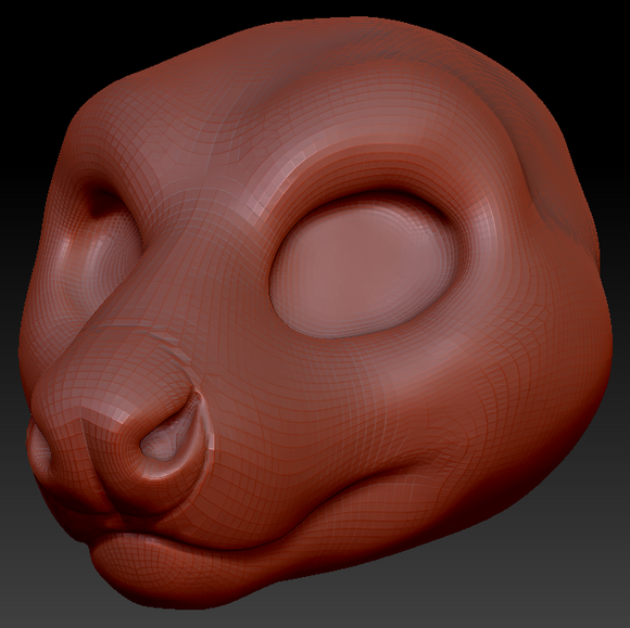 Gender Neutral Tasmanian Devil Head Base