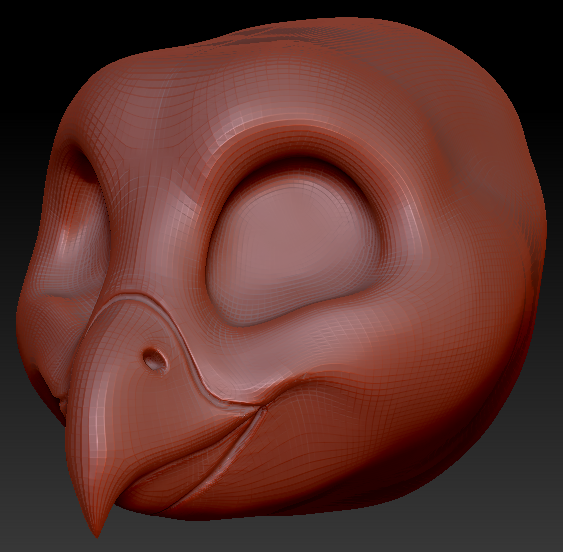 Gender Neutral Toony Bird Head Base Variant 2