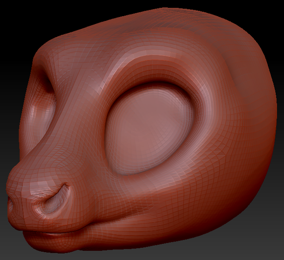 Western Kemono Caribou/Reindeer Head Base Variant 1