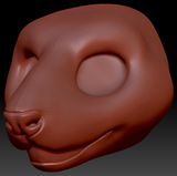 Gender Neutral Mouse Static Jaw Head Base