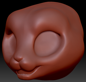 True Kemono Bunny Static Jaw Head Base