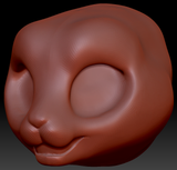 True Kemono Bunny Static Jaw Head Base