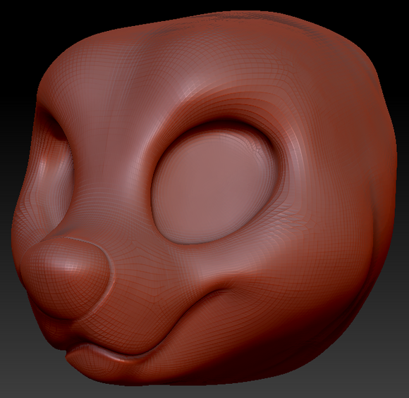 Kemono Toony Bear Head Base Variant 2