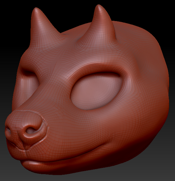 Feminine Hyena Head Base Complex Variant 1