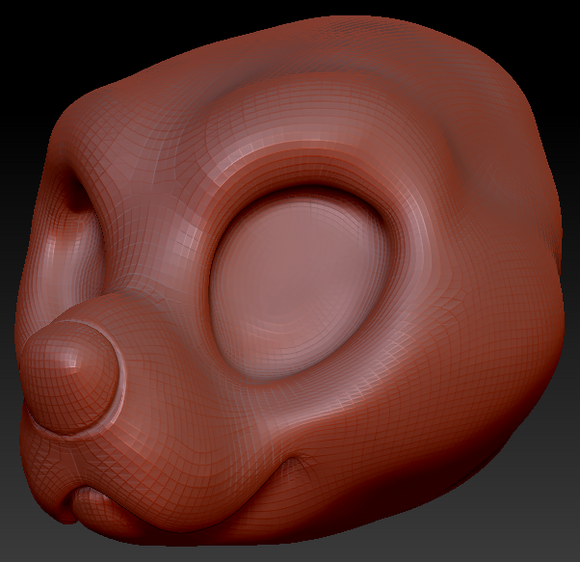 Western Kemono Canary Mastiff Head Base Variant 1