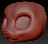 Western Kemono Feline Head Base Variant 3