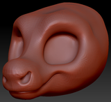 Kemono Toony Caribou/Reindeer Head Base Variant 1