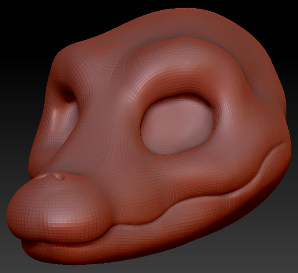 Gender Neutral Crocodile Head Base