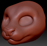 Gender Neutral Ocelot Head Base