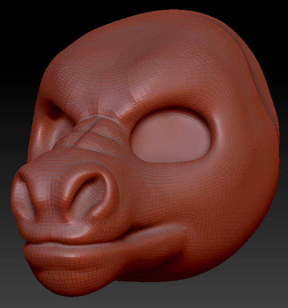 Gender Neutral Bull Head Base Variant 1
