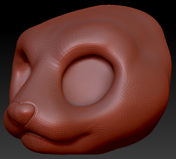 Western Kemono Mink Head Base Variant 1